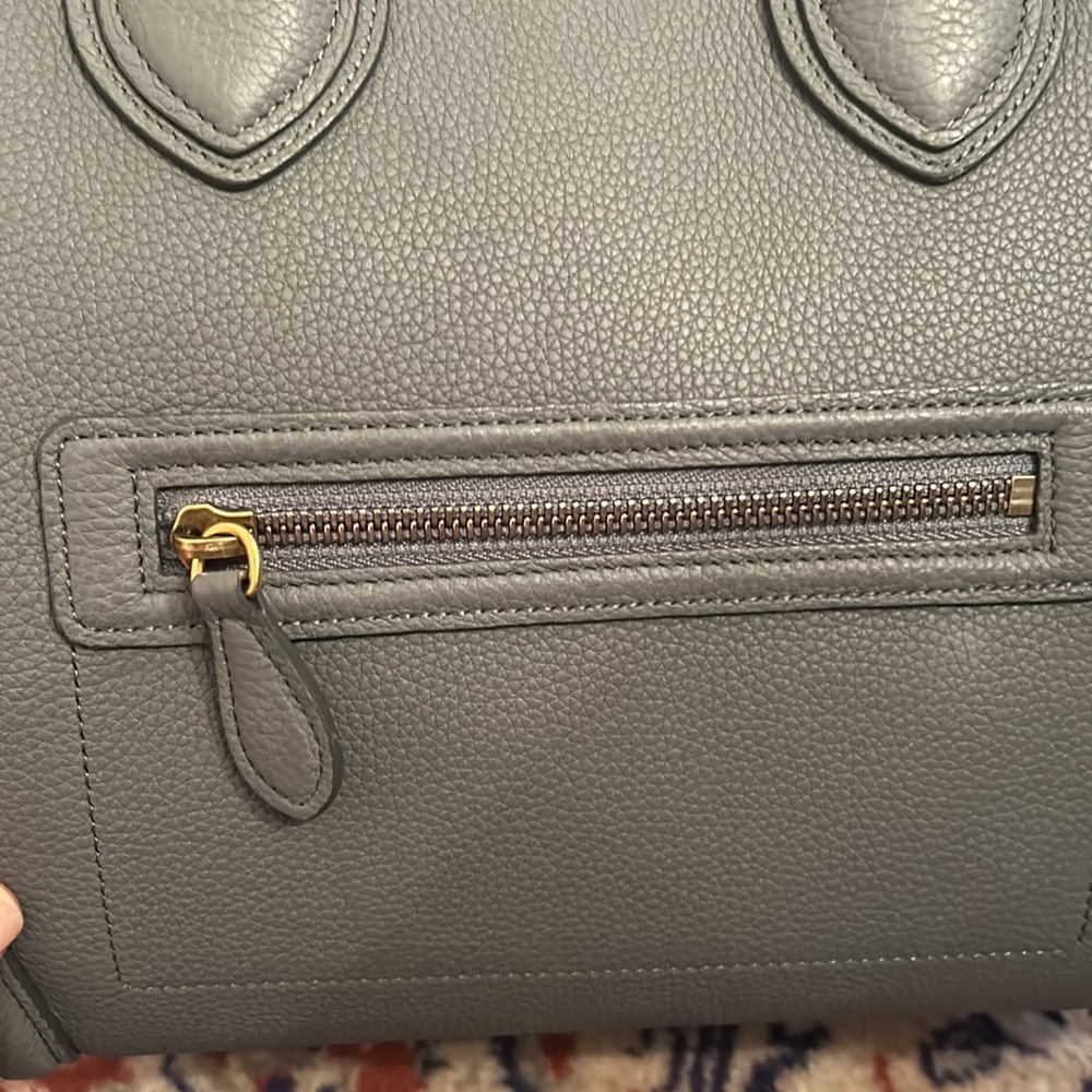 Celine Mini Luggage Tote Color Kohl - Picture 3 of 10